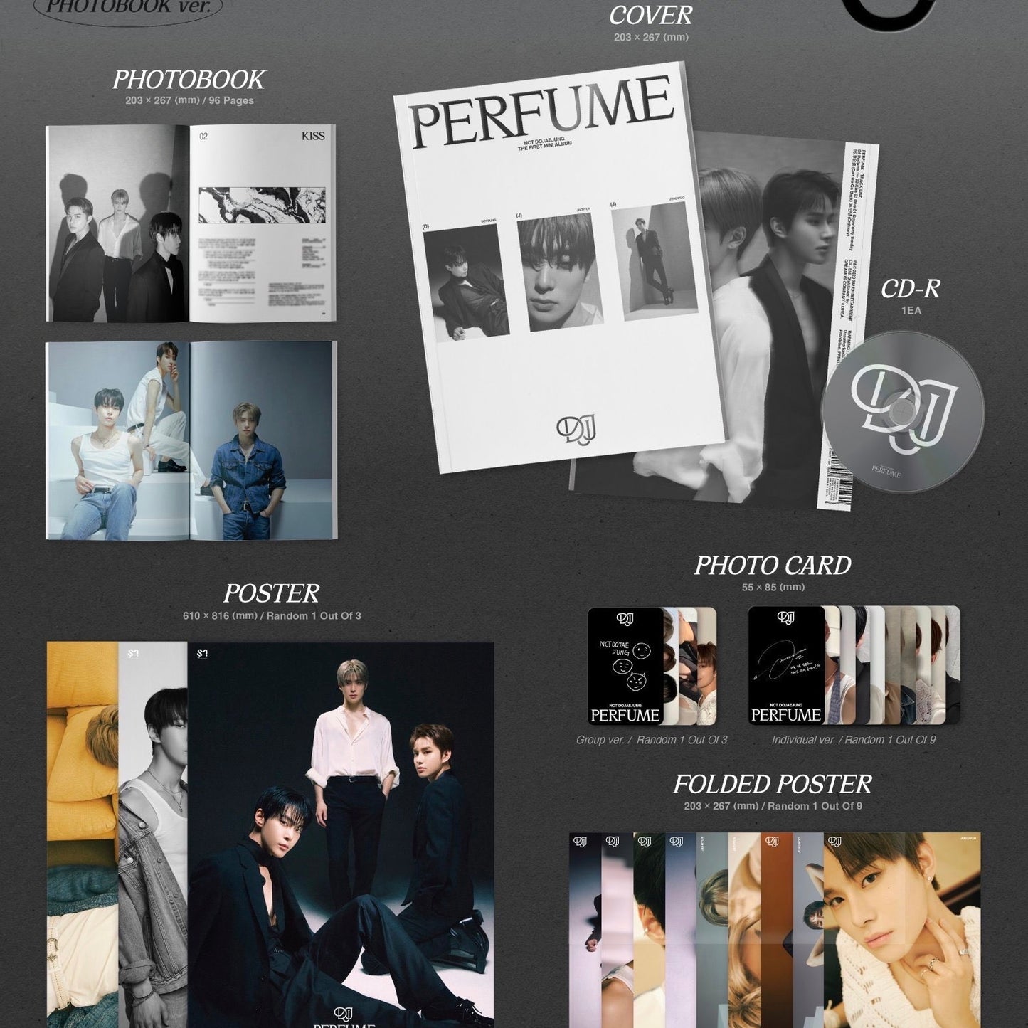 NCT DOJAEJUNG - PERFUME (1ST MINI ALBUM) PHOTOBOOK VER. - LightUpK