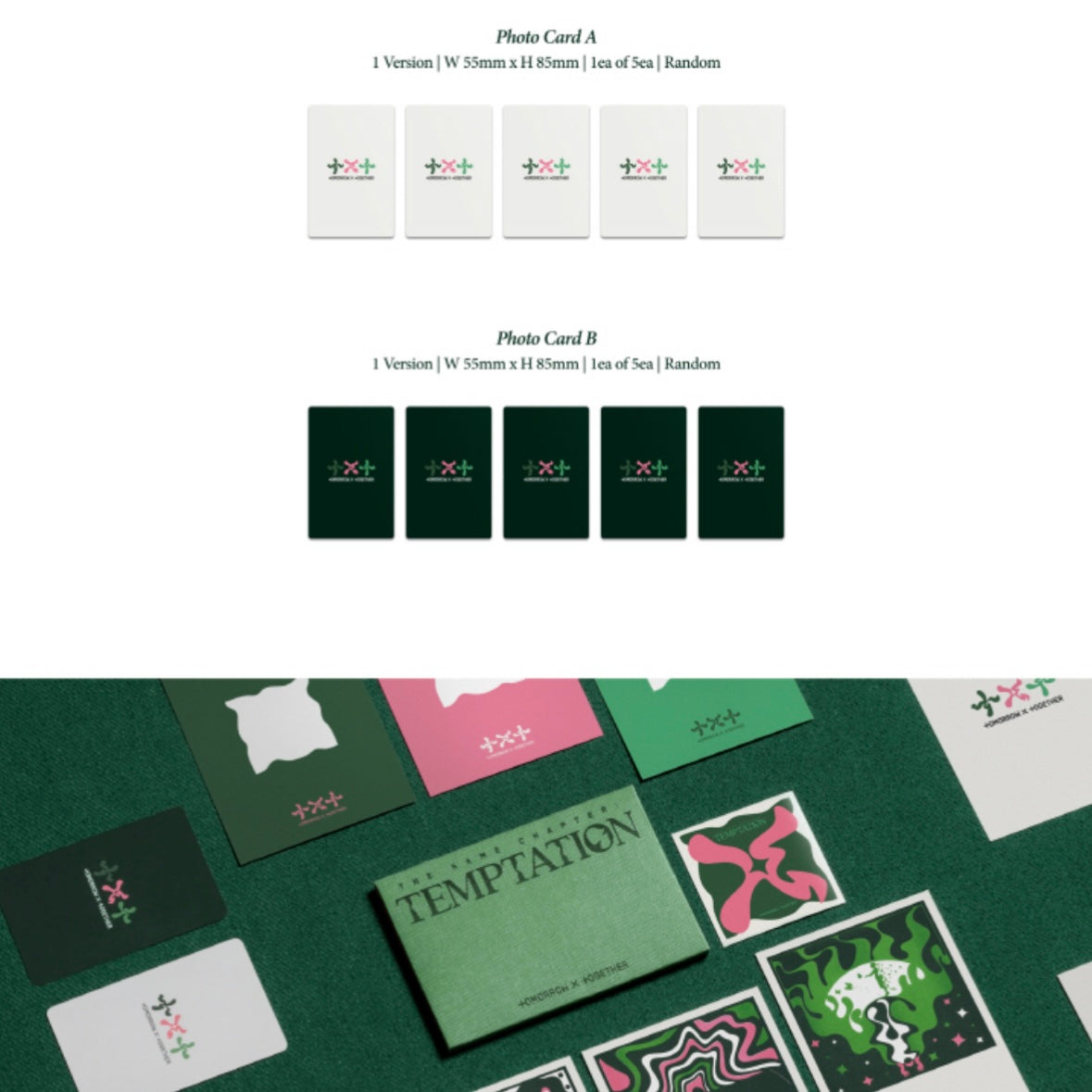 TOMORROW X TOGETHER (TXT) - THE NAME CHAPTER: TEMPTATION (WEVERSE ALBUMS VER.) - LightUpK