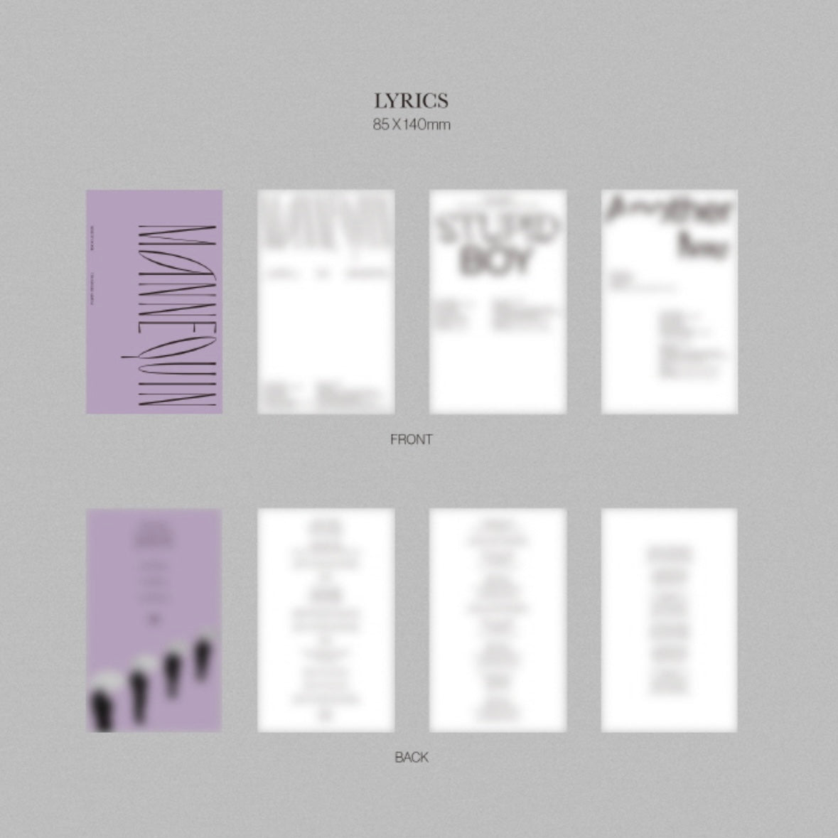 9001 (NINETY O ONE) - MANNEQUIN (7TH SINGLE ALBUM) - LightUpK