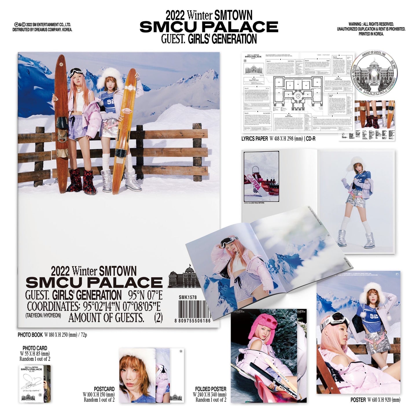 GIRLS' GENERATION - 2022 WINTER SMTOWN : SMCU PALACE (GUEST. GIRLS' GENERATION (TAEYEON, HYOYEON)) - LightUpK