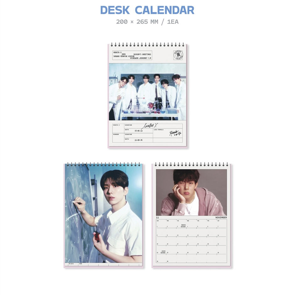 (PRE-ORDER) MONSTA X - 2026 SEASON'S GREETINGS [LOVE FORMULA MONBEBE]