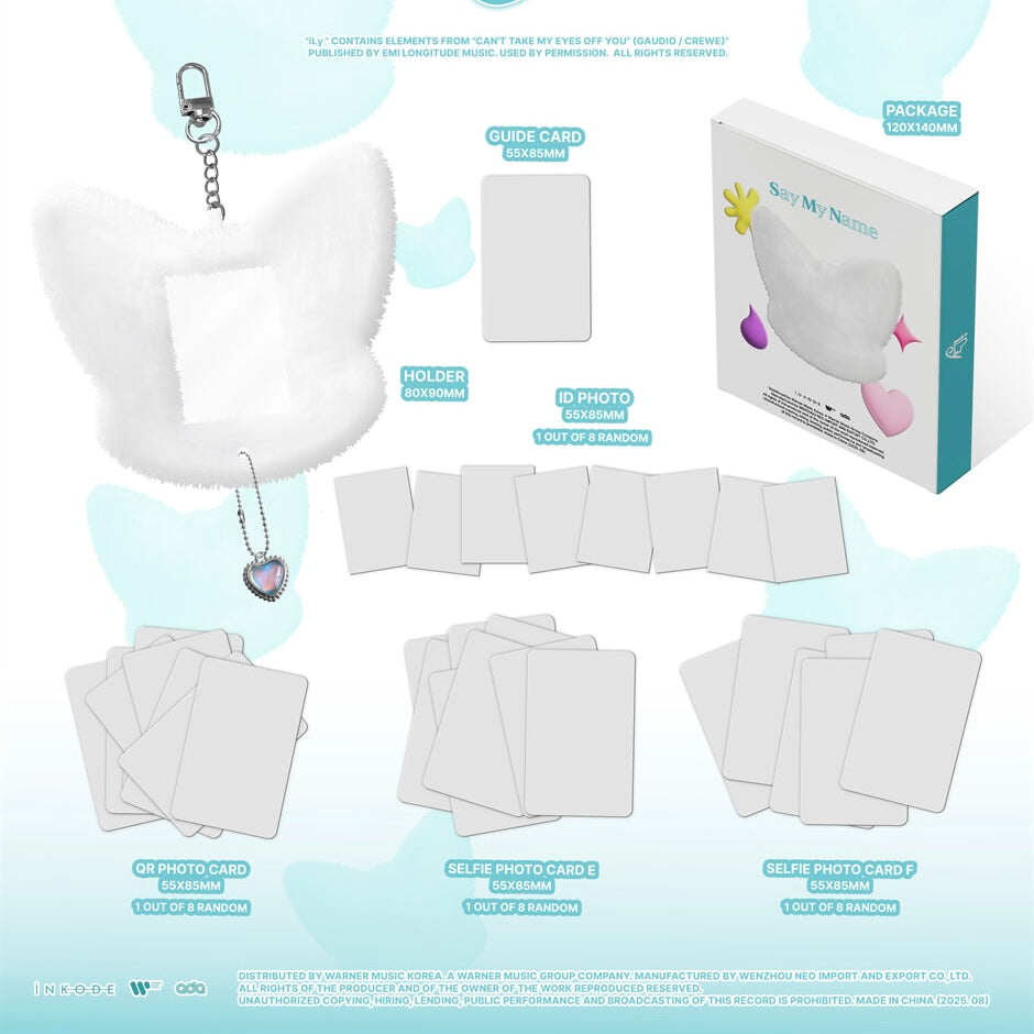 SAY MY NAME - 1ST SINGLE [ILY] (HOLDER VER.) - LightUpK