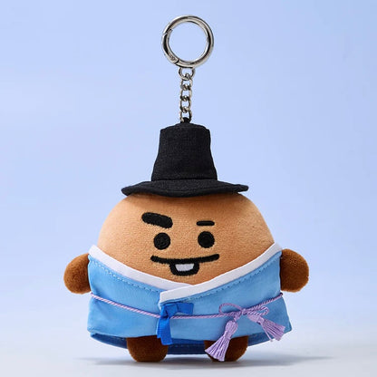 (PRE-ORDER) BT21 - BT21 PLUSH KEYRING K-SEONBI (7 VERSIONS) - LightUpK