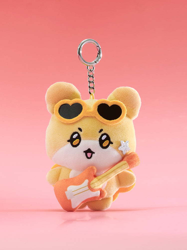 MIGHTEEZ Rock The Stage Rockstar Plush Keyring - official product photo