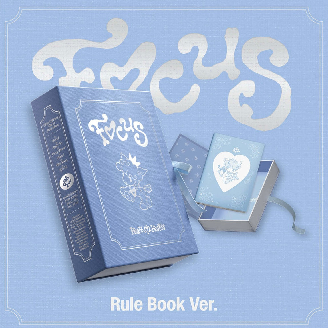 (PRE-ORDER) HEARTS2HEARTS - 1ST MINI ALBUM [FOCUS] (RULE BOOK VER.) - LightUpK