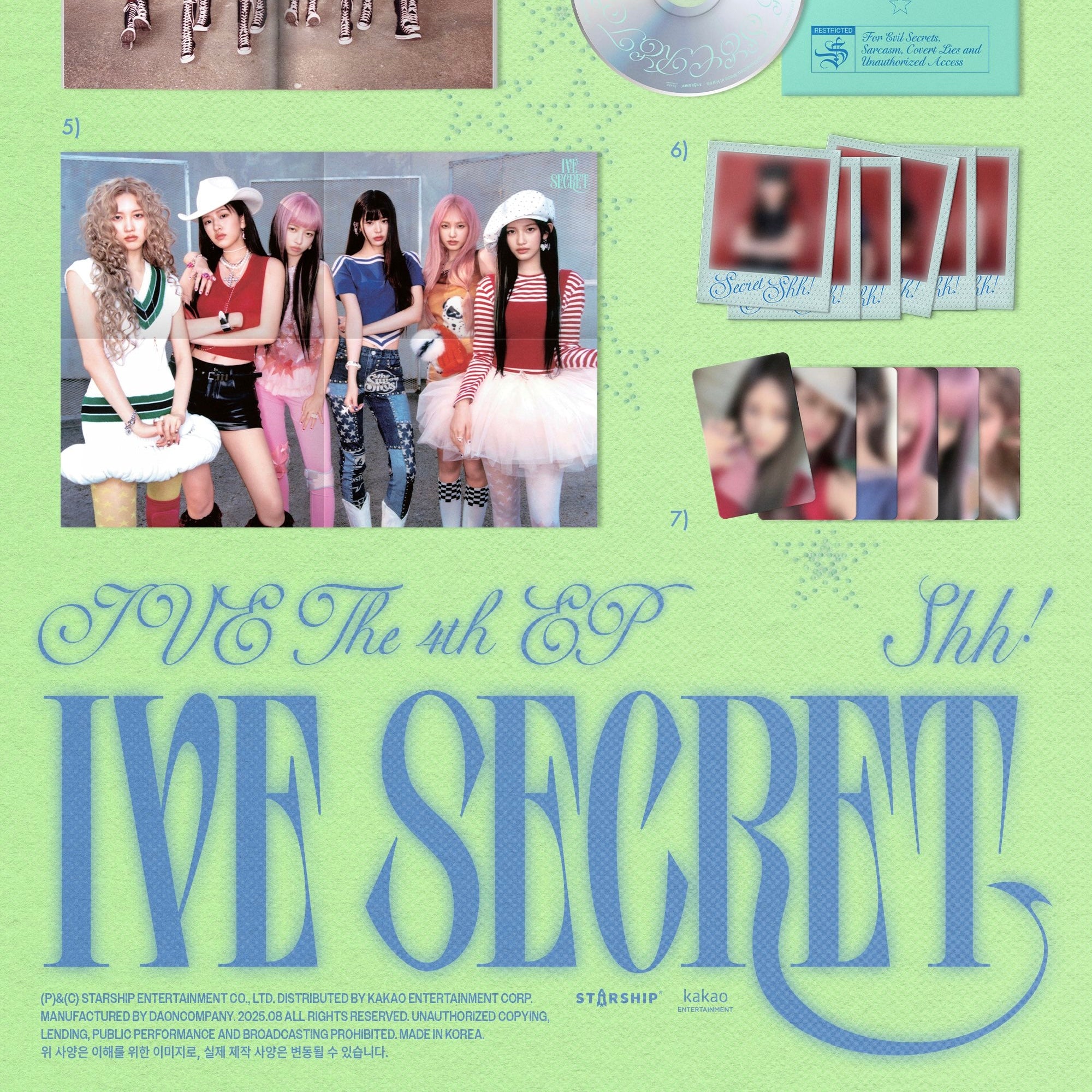 IVE - THE 4TH EP [IVE SECRET] (3 VERSIONS)