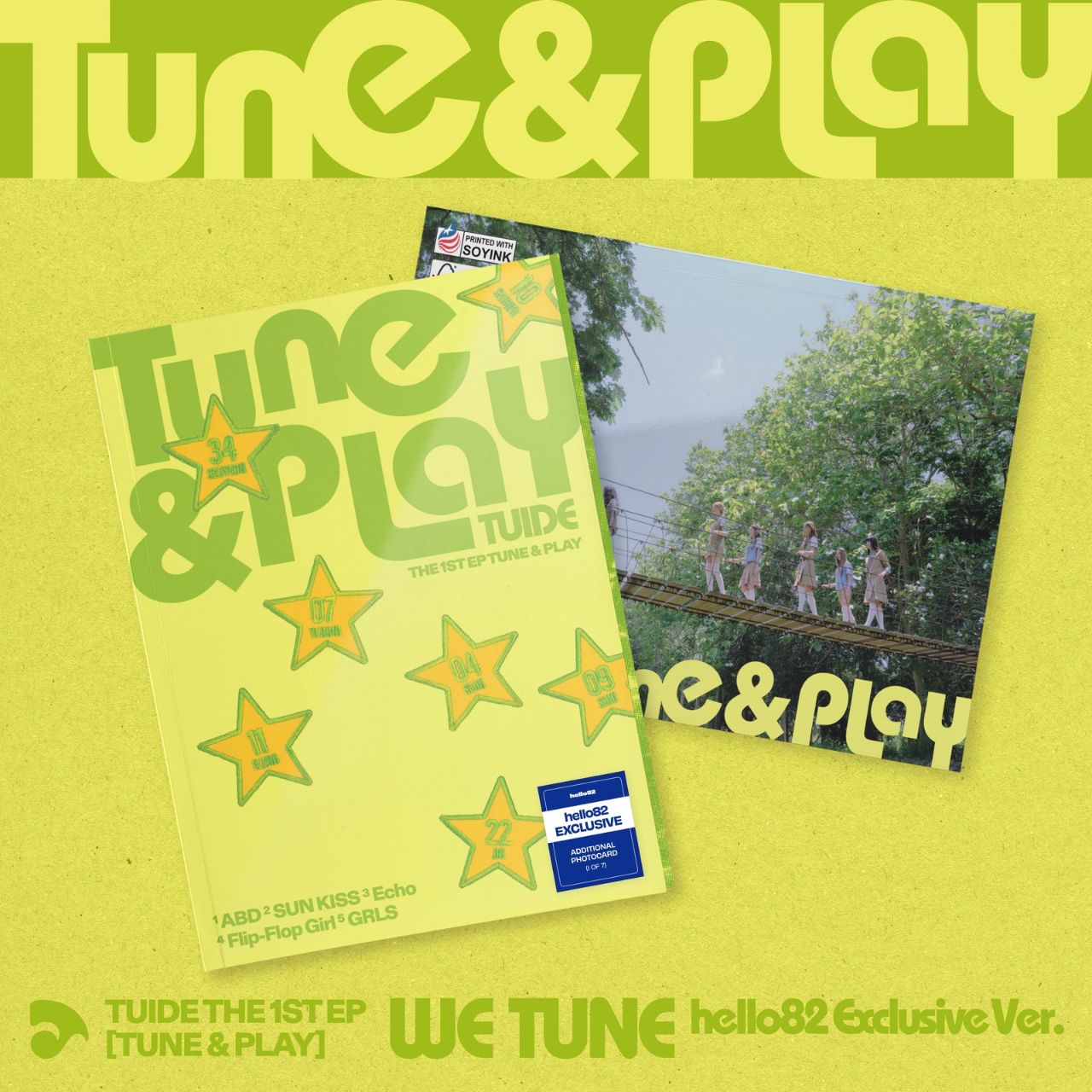 (PRE-ORDER) [hello82] [hello82 EXCLUSIVE] TUIDE - THE 1ST EP [TUNE & PLAY] (2 VERSIONS)