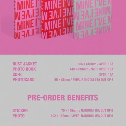 IVE - 1ER EP [J'AI MINE] (4 VERSIONS)