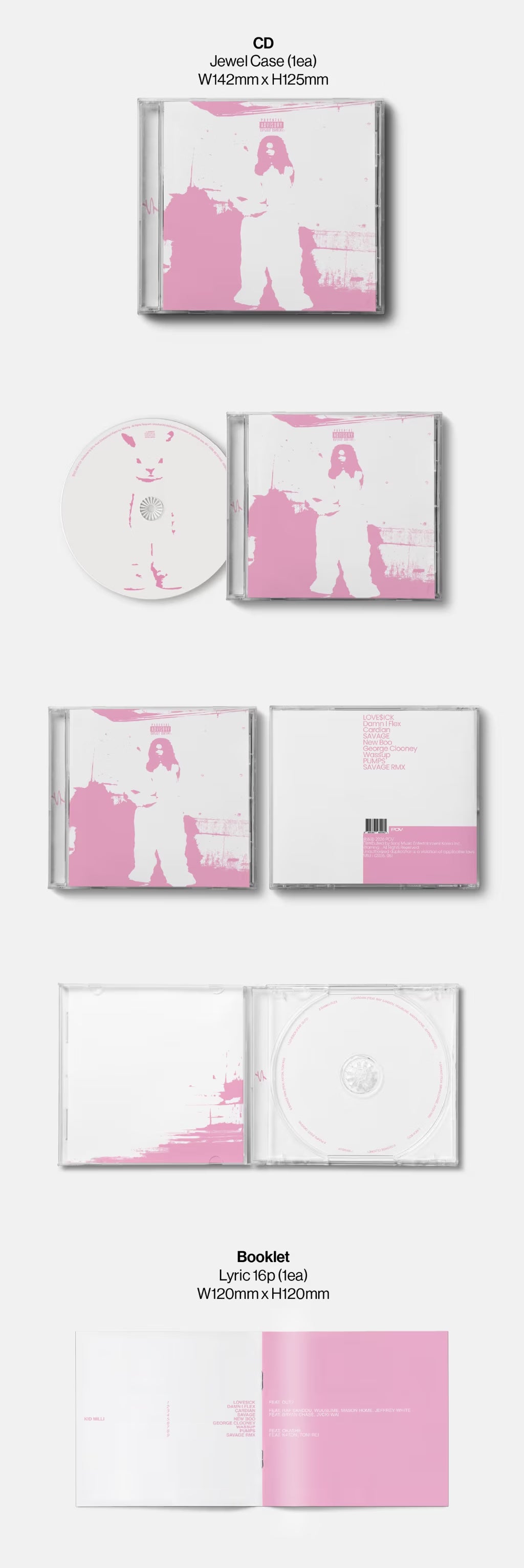 (PRE-ORDER) KID MILLI - LOVE$ICK