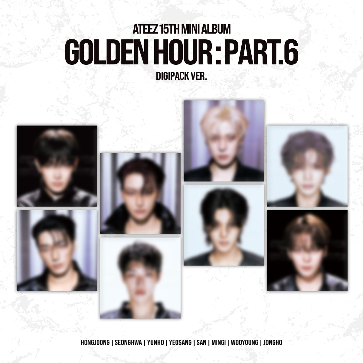 (PRE-ORDER) ATEEZ - GOLDEN HOUR : PART.6 (DIGIPACK VER.) (8 VERSIONS) RANDOM