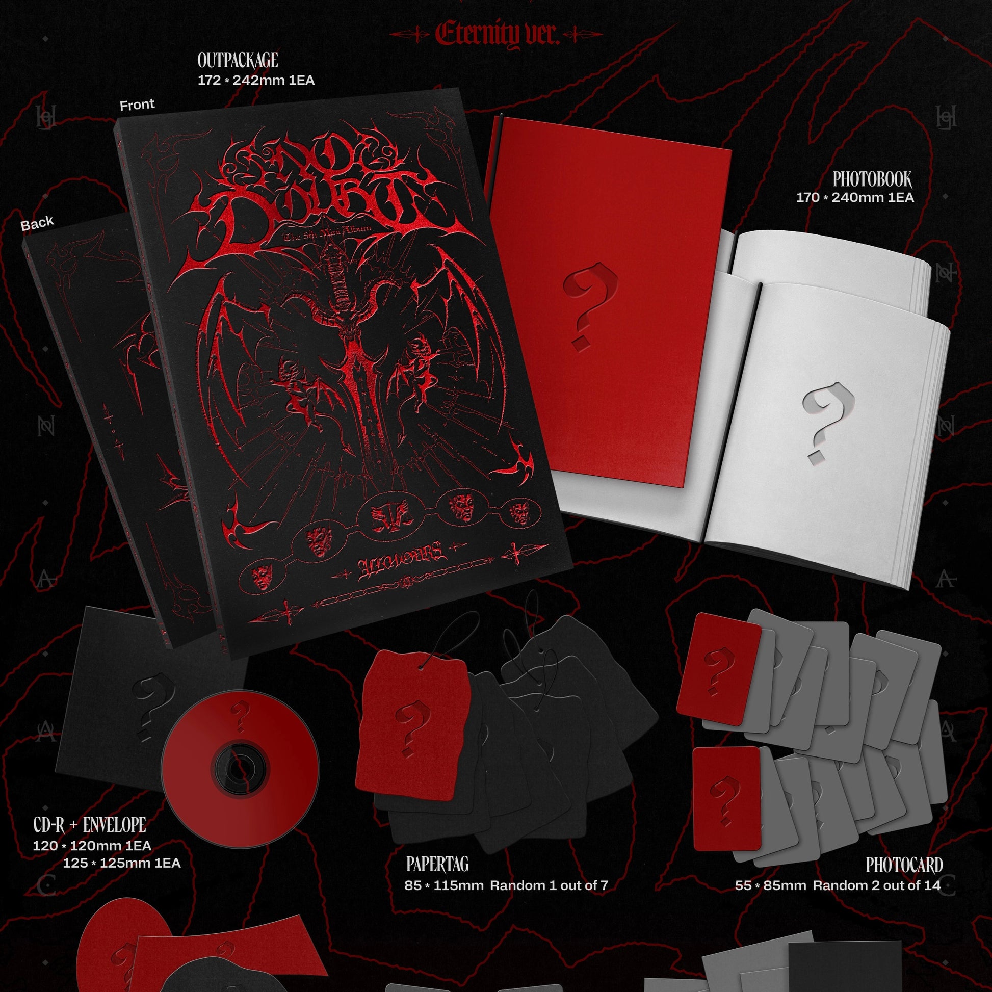 (PRE-ORDER) ALL(H)OURS - FIFTH MINI ALBUM [NO DOUBT] (2 VERSIONS) RANDOM - LightUpK