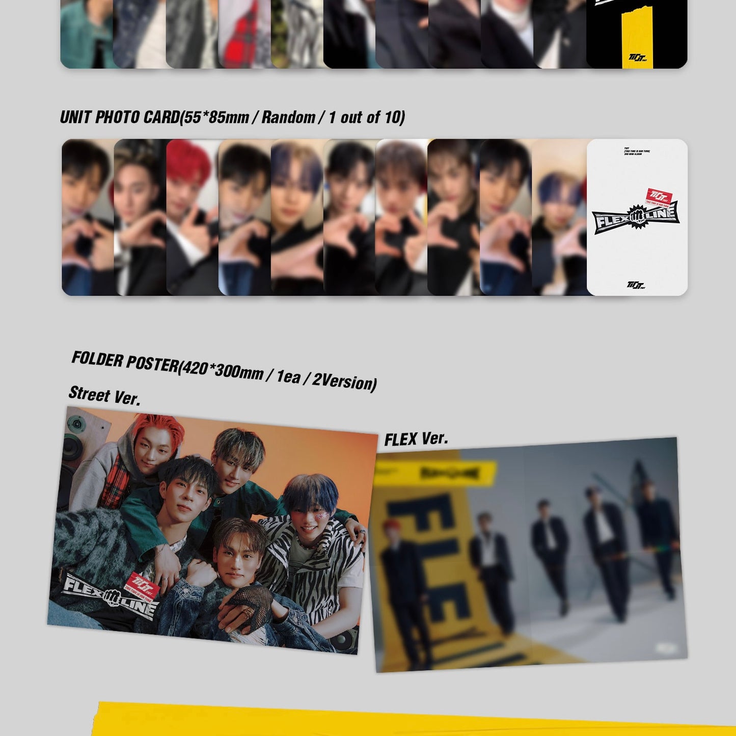 TIOT - 3RD MINI ALBUM [FLEX LINE] (PHOTOBOOK VER. (2 VERSIONS) - LightUpK