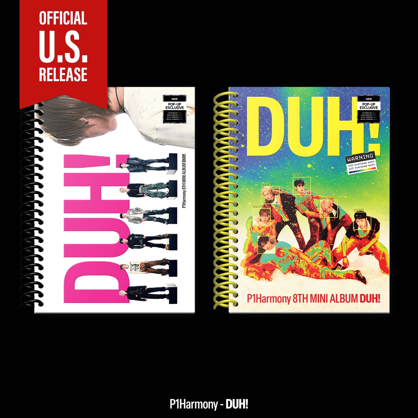 (PRE-ORDER) [HELLO82] [POP-UP EXCLUSIVE] P1HARMONY - DUH! (2 VERSIONS) - LightUpK