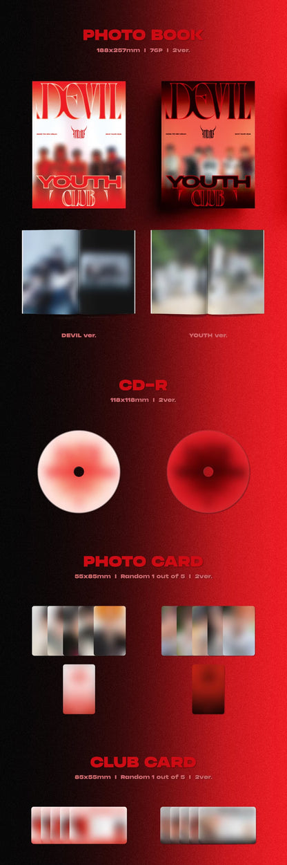 (PRE-ORDER) MCND - 7TH MINI ALBUM [DEVIL YOUTH CLUB] (2 VERSIONS) RANDOM