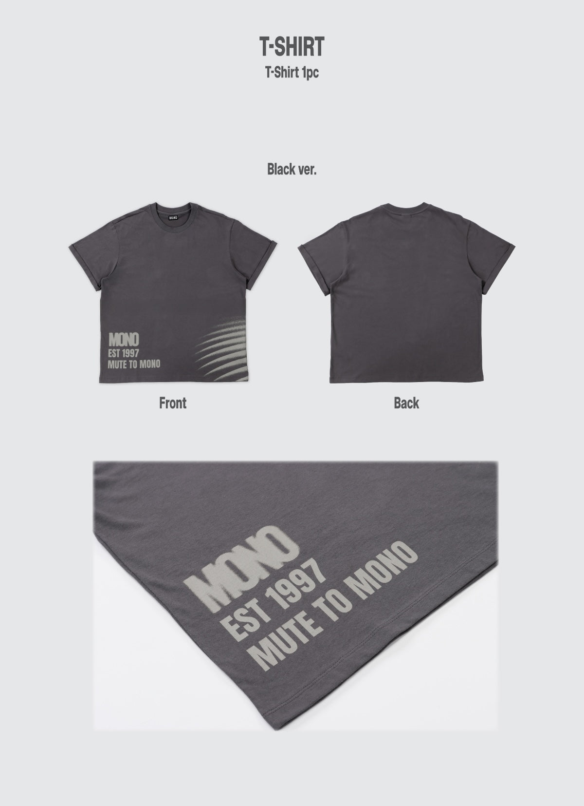 (PRE-ORDER) JAEHYUN - T-SHIRT [2026 JAEHYUN FAN-CON_MONO_MD] (2 TYPES)