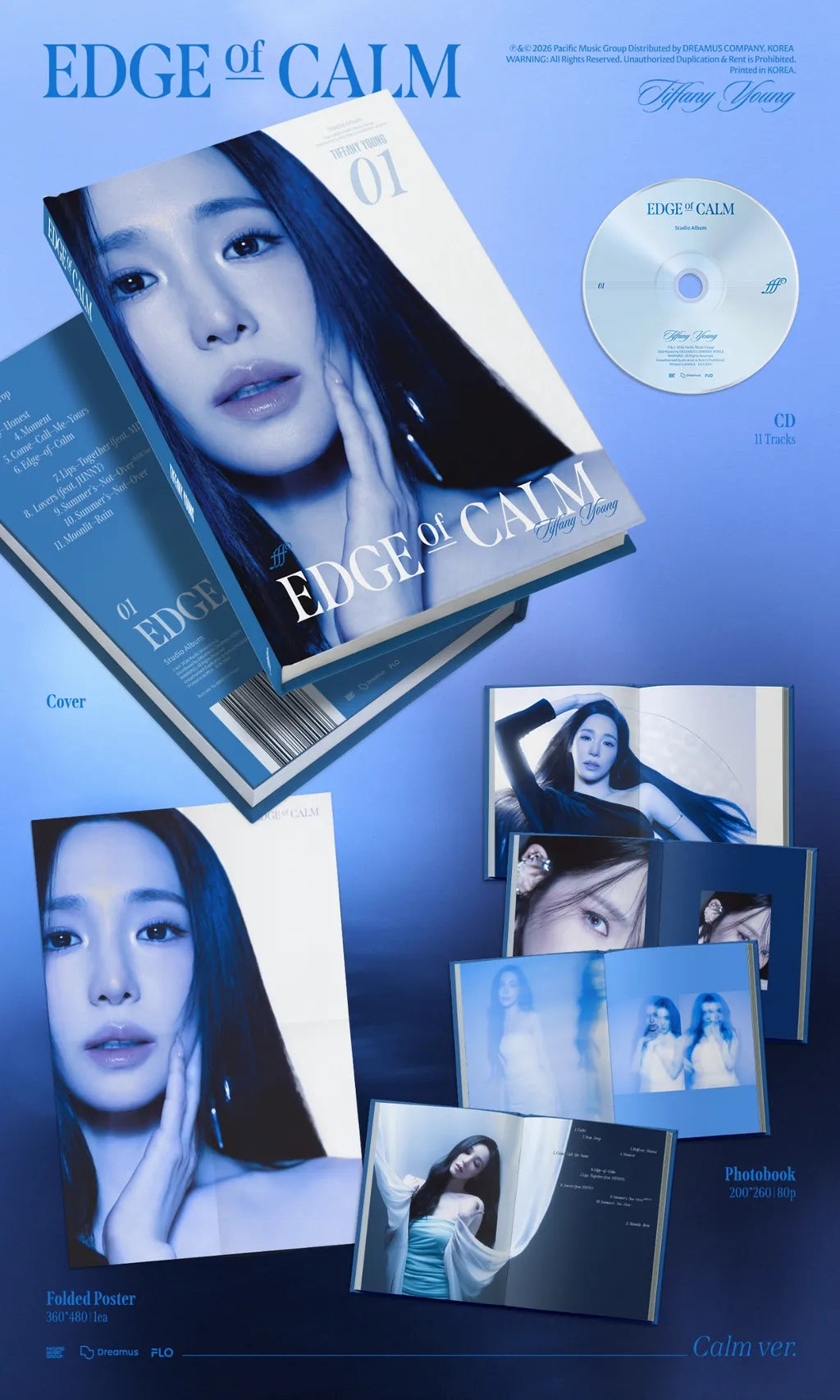 (PRE-ORDER) TIFFANY YOUNG - 1ST ALBUM [EDGE OF CALM] (2 VERSIONS)