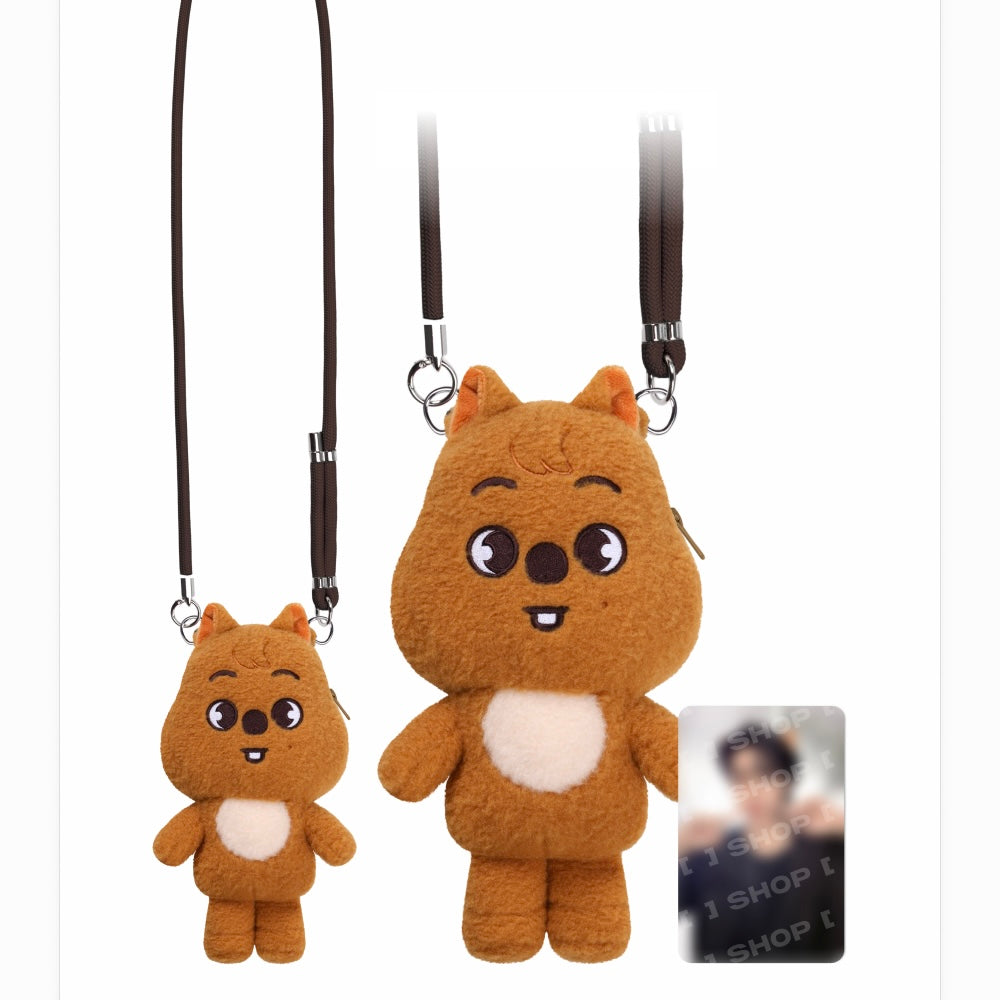 (PRE-ORDER) STRAY KIDS - SKZOO PLUSH CROSS BAG - RUN IT (8 VERSIONS)