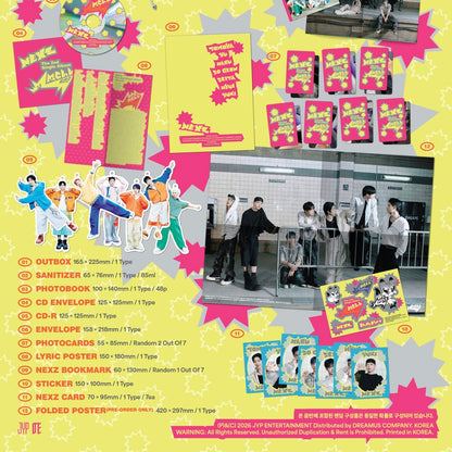 (PRE-ORDER) NEXZ - 2ND SINGLE ALBUM [MMCHK] (SANITIZER VER.) - LightUpK