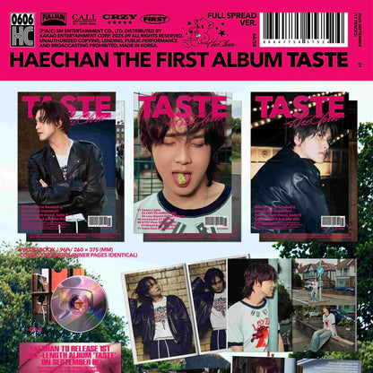 (PRE-ORDER) HAECHAN - 1ST ALBUM [TASTE] (FULL SPREAD VER.) (3 VERSIONS) RANDOM - LightUpK
