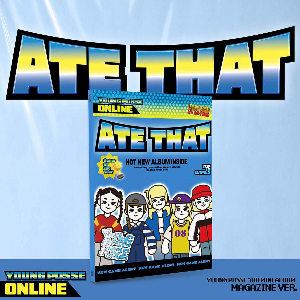 (PRE-ORDER) YOUNG POSSE - EP [ATE THAT] (MAGAZINE VER.) - LightUpK