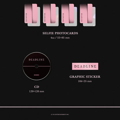 (PRE-ORDER) BLACKPINK - 3RD MINI ALBUM [DEADLINE] (2 VERSIONS) RANDOM