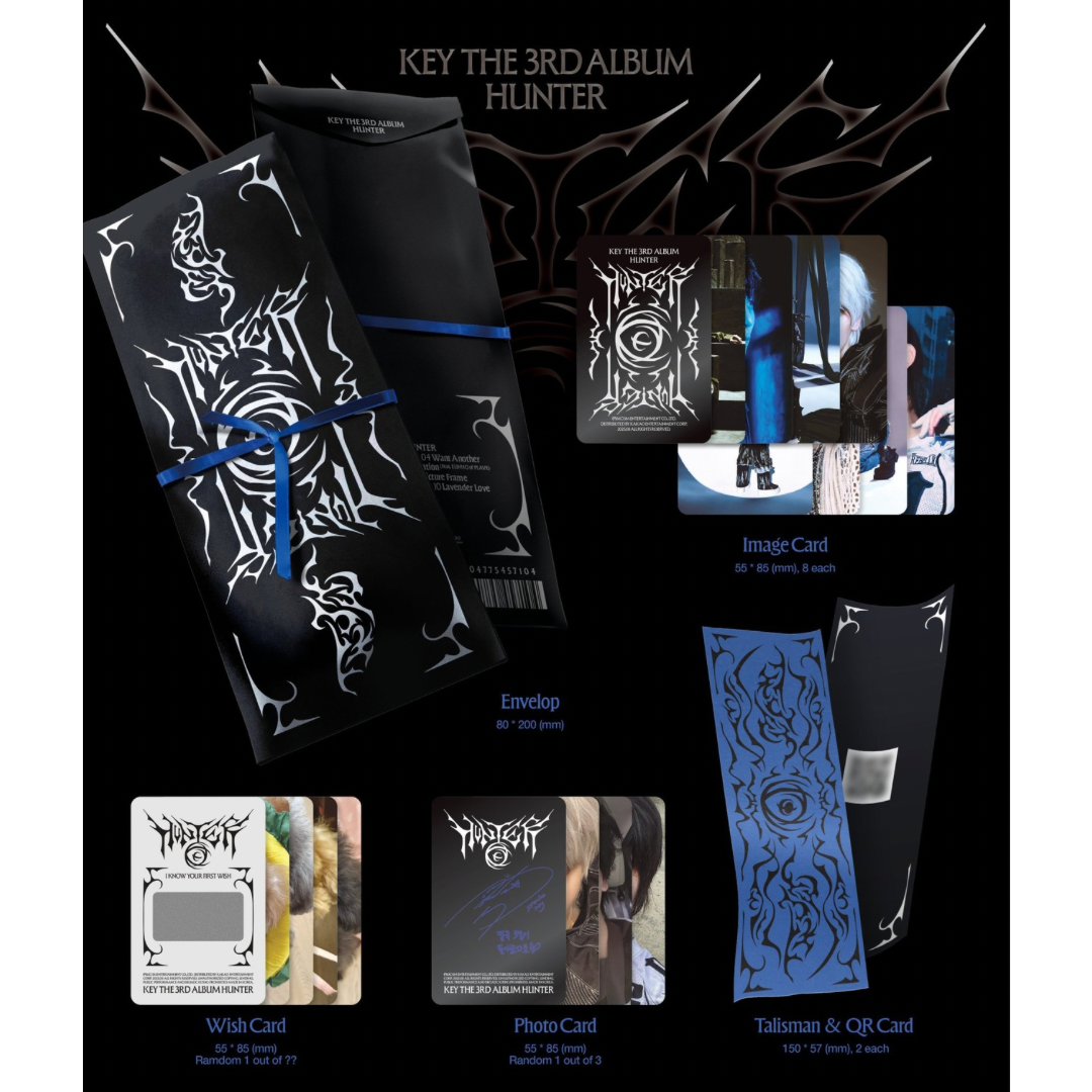 KEY - 3RD ALBUM [HUNTER] (TALISMAN VER.) - LightUpK