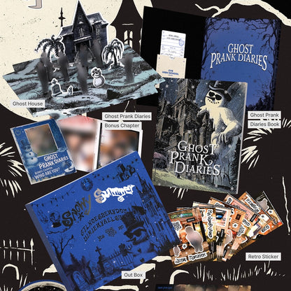 CLOSE YOUR EYES - 2ND MINI ALBUM [SNOWY SUMMER] GHOST BOARD VER. - LightUpK