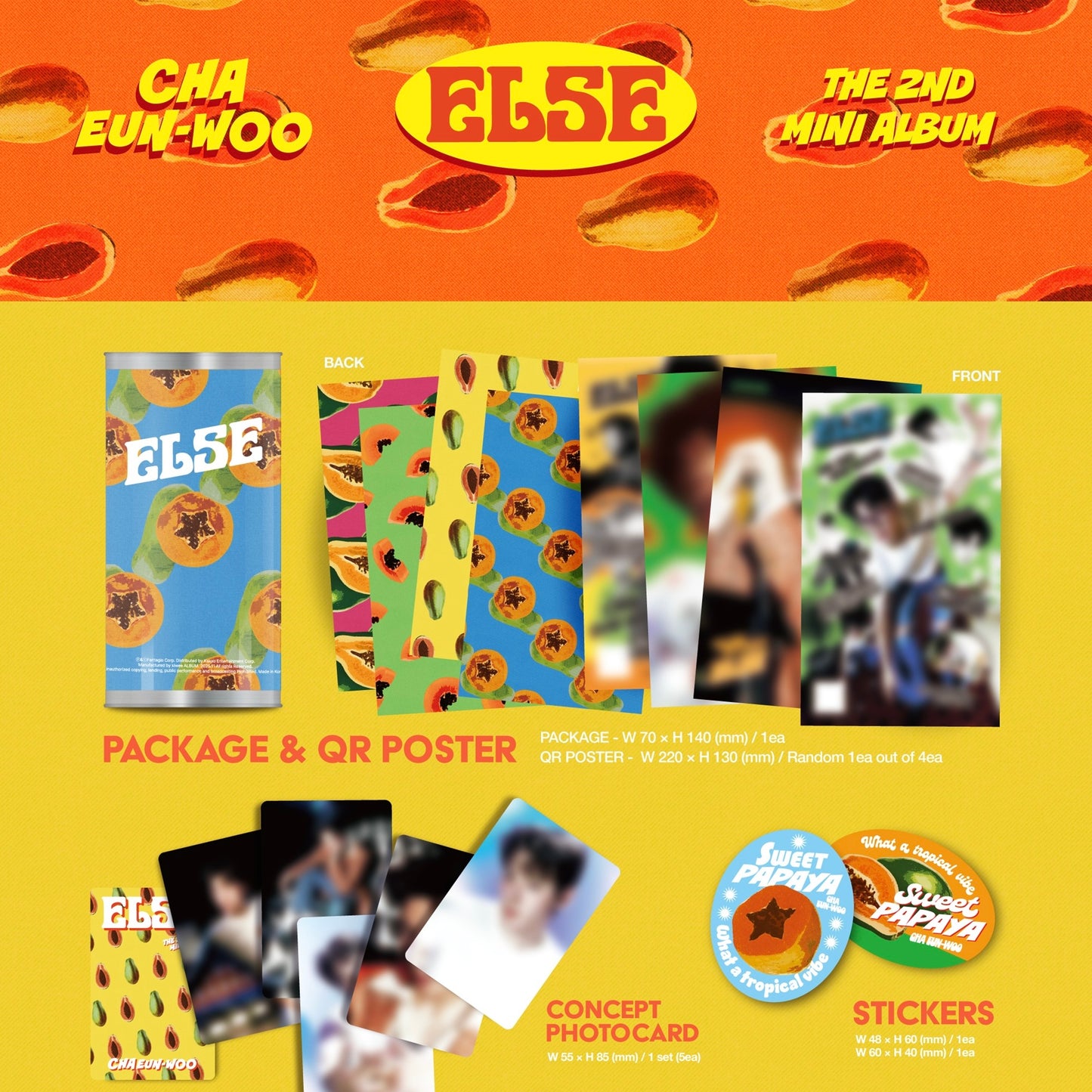 CHA EUN WOO - 2ND MINI ALBUM [ELSE] (KIWEE VER.)