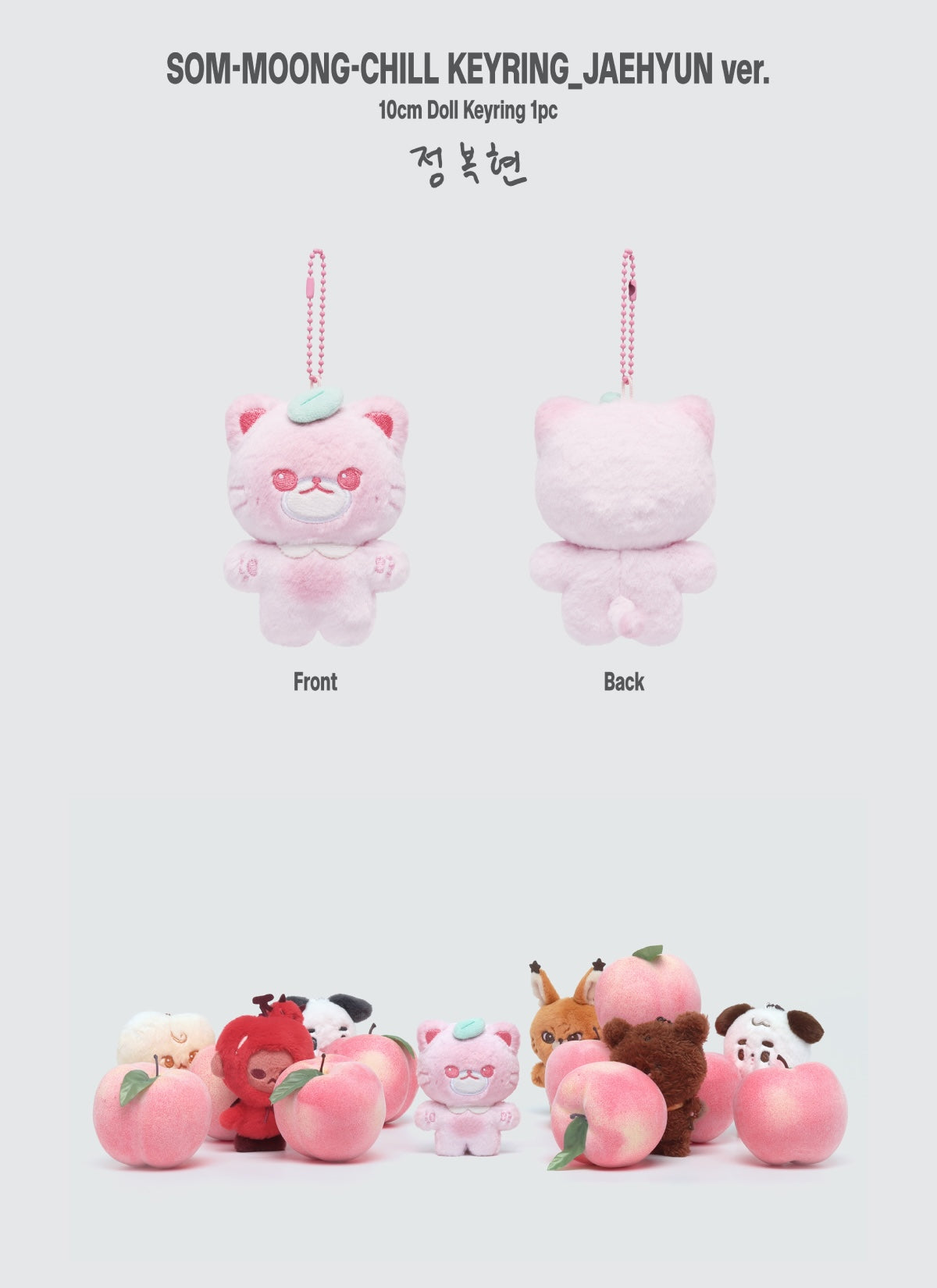(PRE-ORDER) JAEHYUN - SOM-MOONG-CHILL KEYRING [2026 JAEHYUN FAN-CON_MONO_MD]