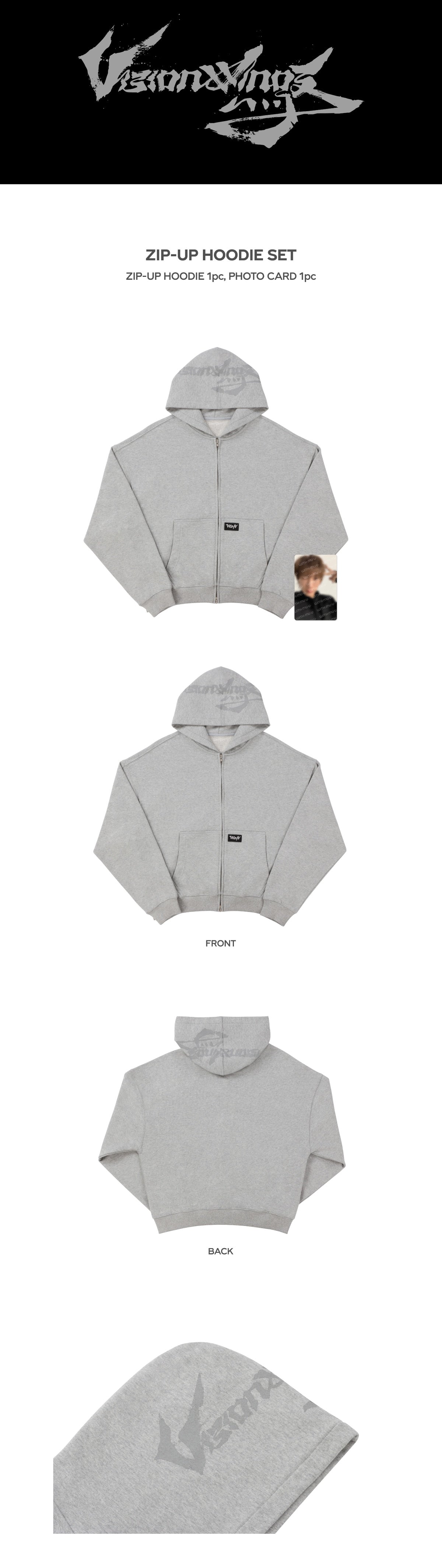 (PRE-ORDER) WAYV - ZIP-UP HOODIE [Vision Wings ALBUM MD] (5 VERSIONS)