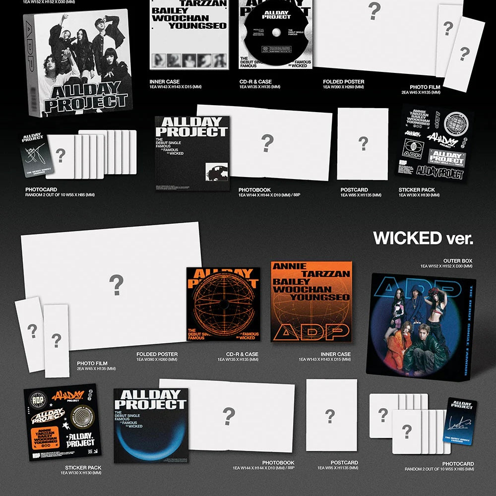 ALLDAY PROJECT - THE DEBUT SINGLE [FAMOUS] (2 VERSIONS) - LightUpK