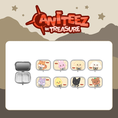 (PRE-ORDER) ATEEZ X ANITEEZ [ANITEEZ IN TREASURE] MD - 08 TREASURE TIN CASE (8 VERSIONS) - LightUpK