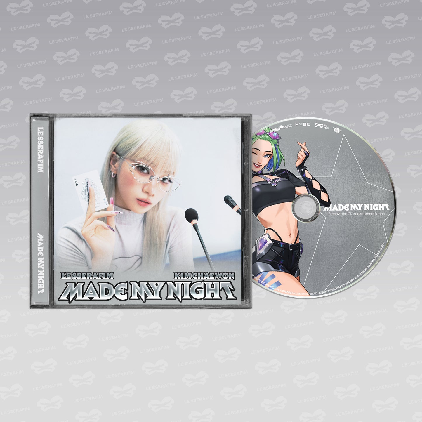 (PRE-ORDER) [hello82] LE SSERAFIM - 2ND SINGLE ALBUM 'MADE MY NIGHT' SINGLE CD (6 VERSIONS)