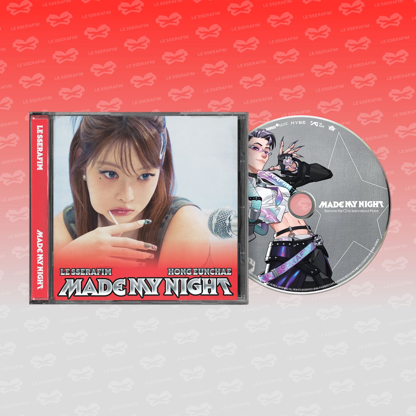 (PRE-ORDER) [hello82] LE SSERAFIM - 2ND SINGLE ALBUM 'MADE MY NIGHT' SINGLE CD (6 VERSIONS)