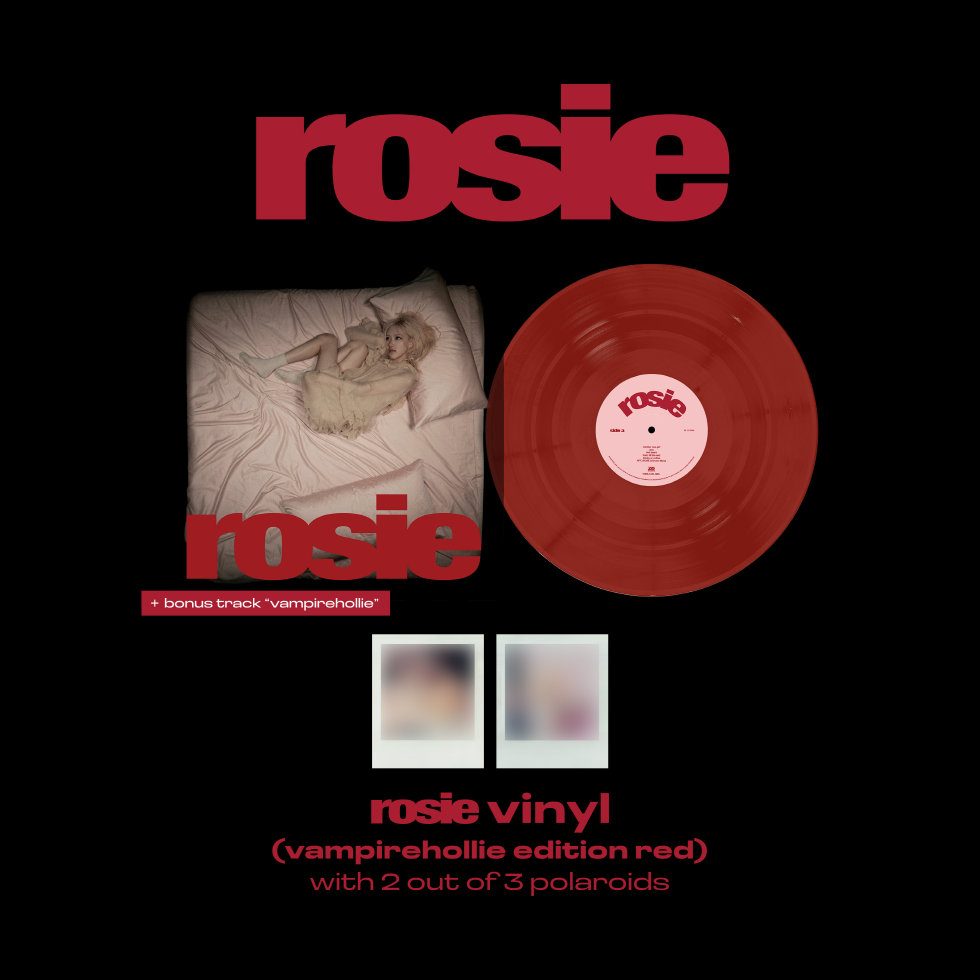 ROSE - FIRST STUDIO ALBUM [ROSIE] VINYL (VAMPIREHOLLIE EDITION RED) - LightUpK