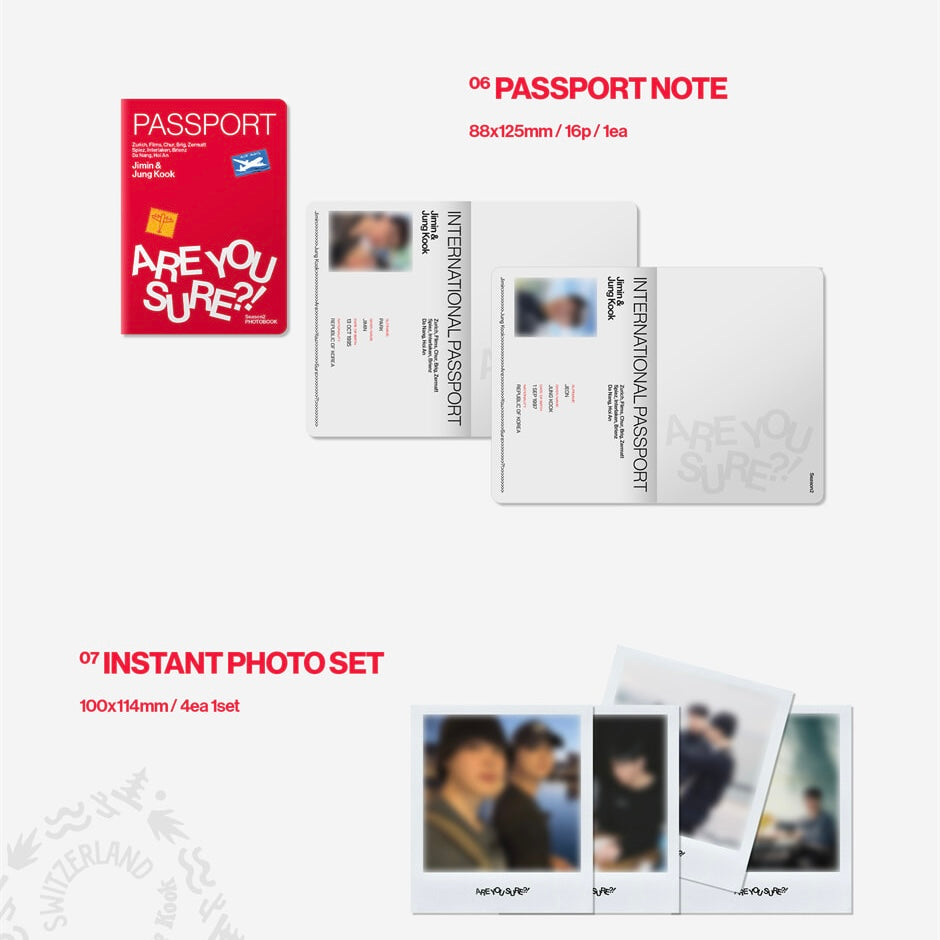 ARE YOU SURE?? Season 2 Photobook 特典付き BTS: JIMIN X JUNGKOOK - ARE YOU SURE?! SEASON 2 PHOTOBOOK – Kpop Nara