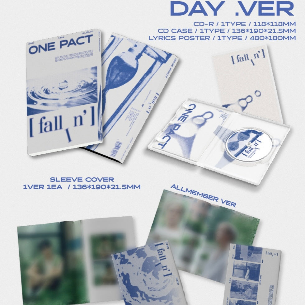 ONE PACT - 2ND MINI ALBUM [FALLIN'] (2 VERSIONS) - LightUpK