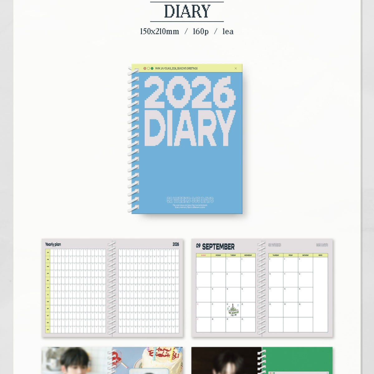 (PRE-ORDER) PARK JINYOUNG - 2026 SEASON'S GREETINGS [FLIP DAYS]