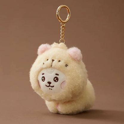 BTS - BT21 BABY MORE FLUFFY DOLL KEYRING - LightUpK
