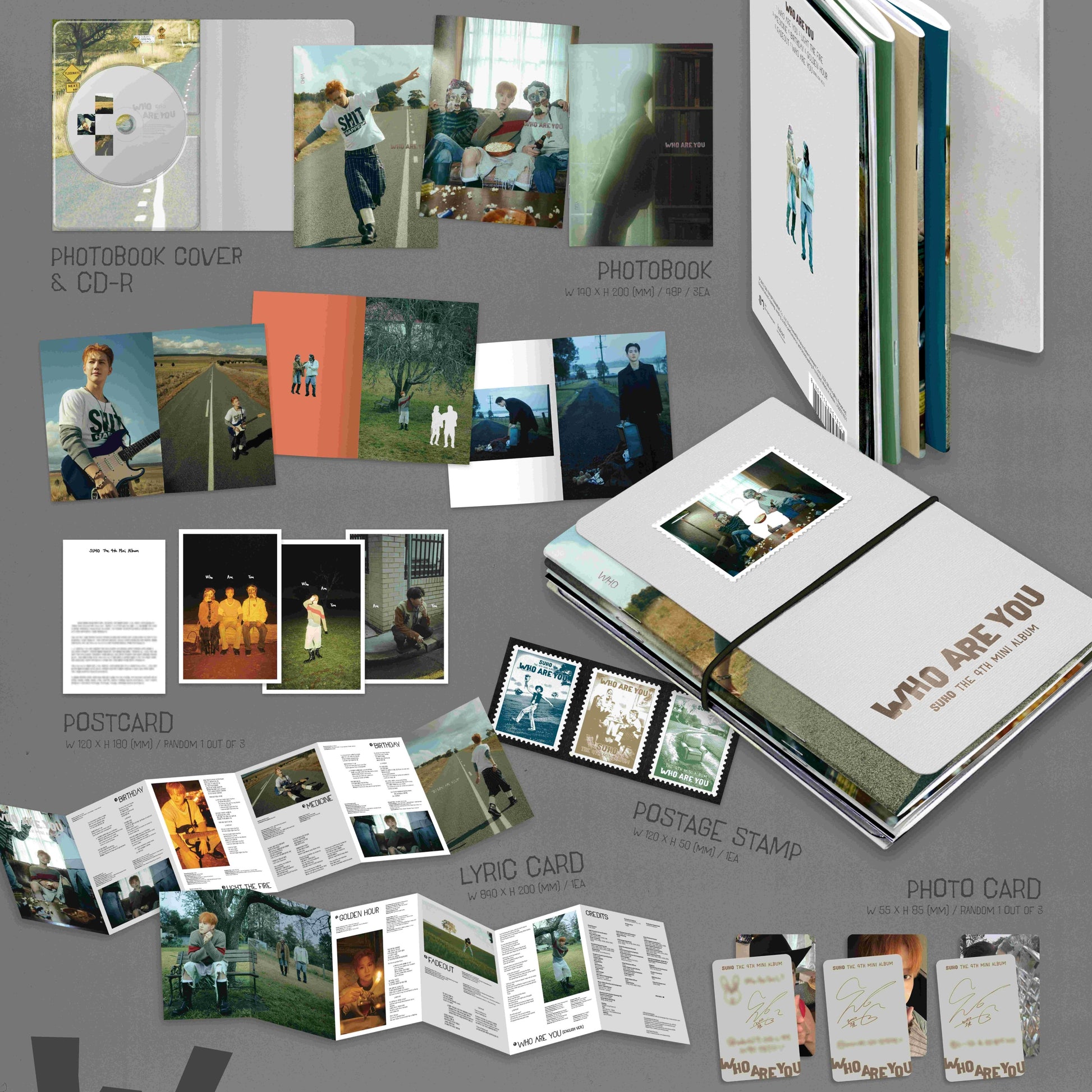 SUHO - 4TH MINI ALBUM [WHO ARE YOU] (WHO ARE YOU VER.) - LightUpK