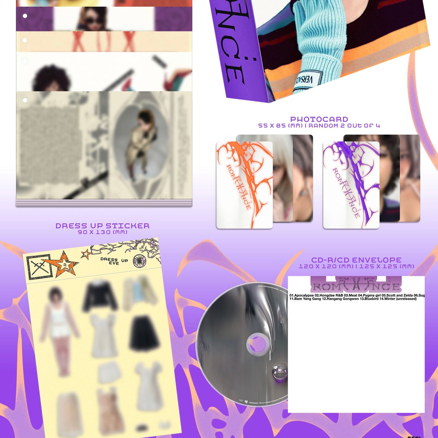 (PRE-ORDER) BIBI - 2ND ALBUM [EVE: ROMANCE] (2 VERSIONS) RANDOM - LightUpK