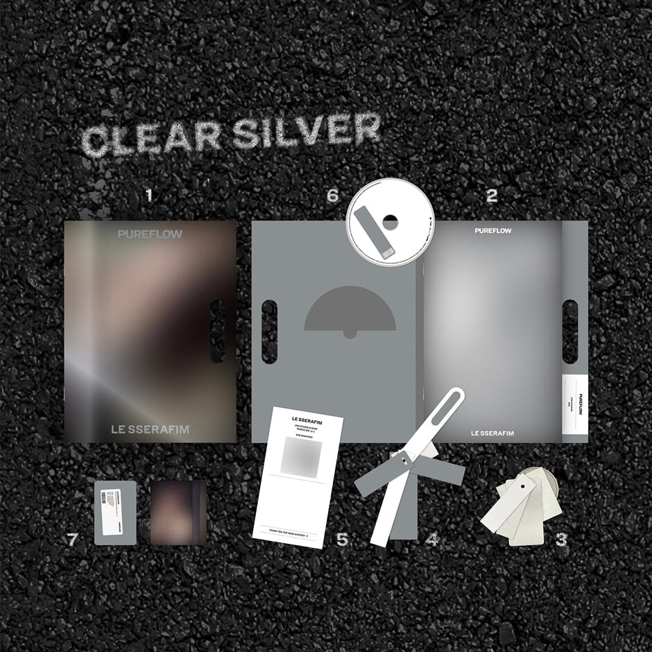(PRE-ORDER) LE SSERAFIM - 2ND STUDIO ALBUM [PUREFLOW PT.1] (6 VERSIONS) RANDOM - LightUpK
