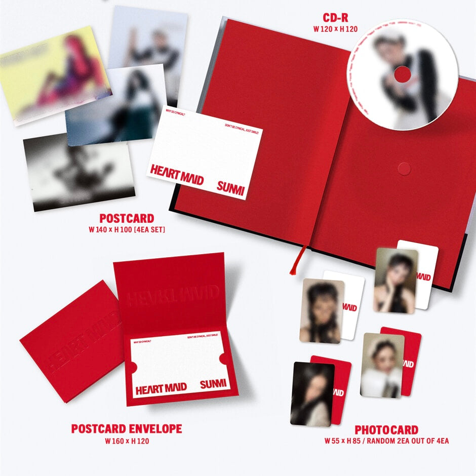 SUNMI - 1ST FULL ALBUM [HEART MAID]