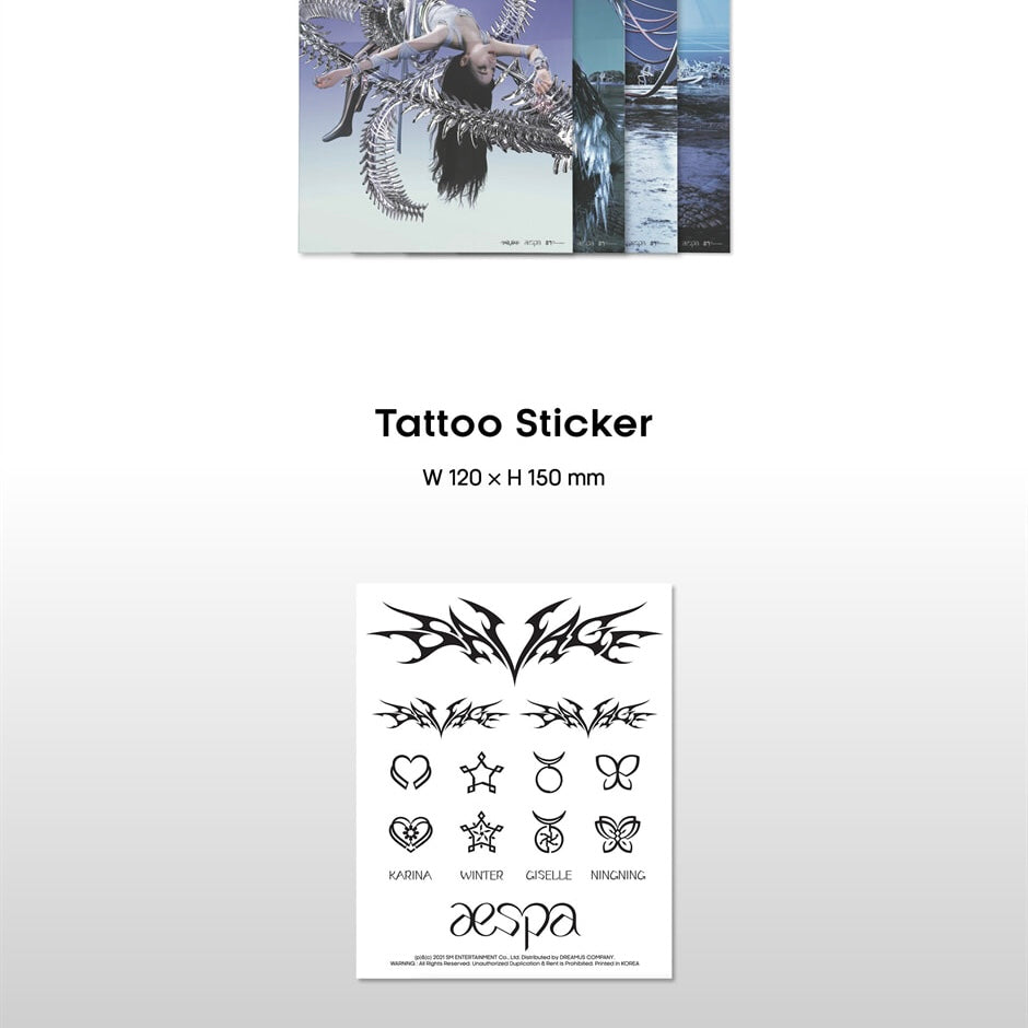 AESPA - SAVAGE (1ST MINI ALBUM) HALLUCINATION QUEST VER. - LightUpK