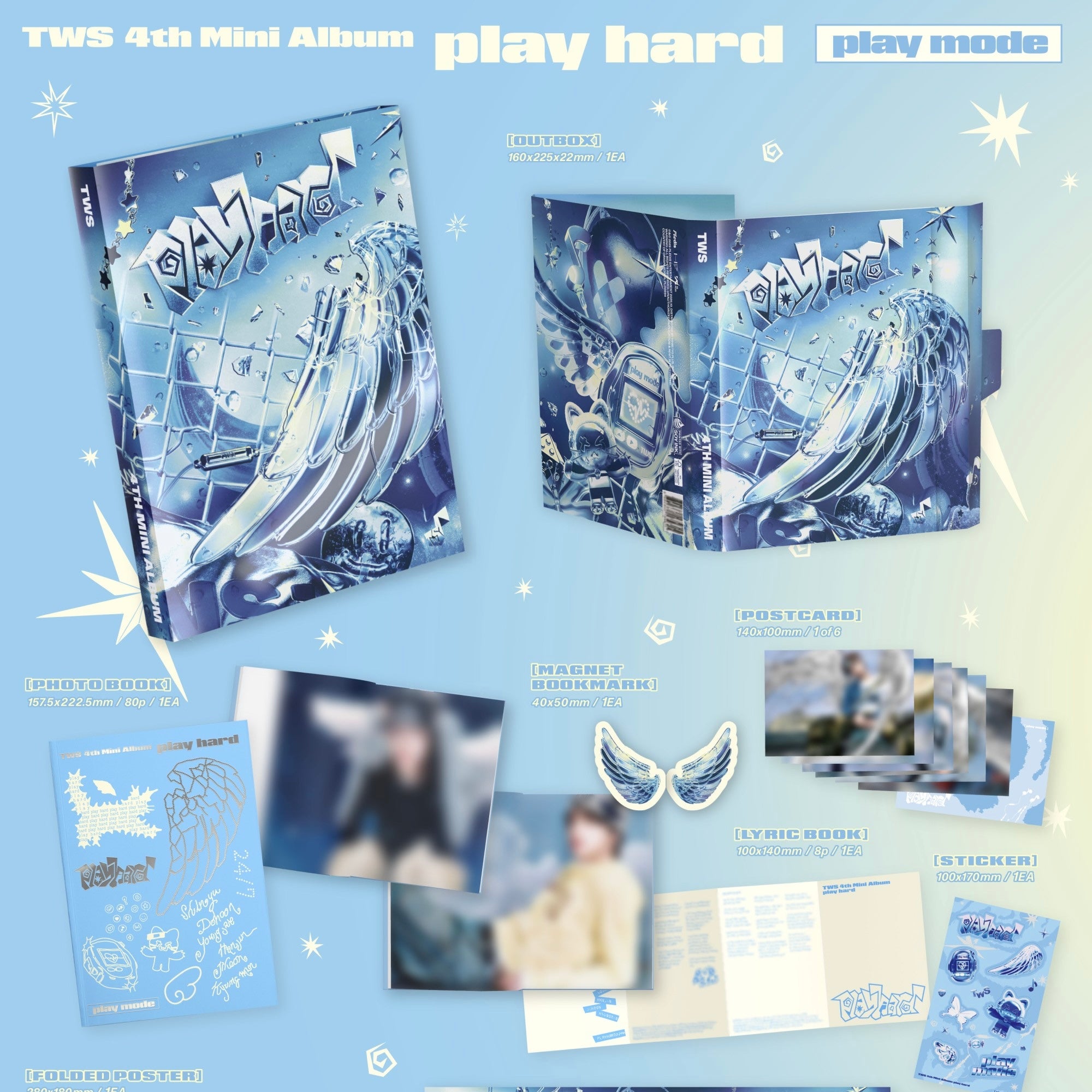 TWS - 4TH MINI ALBUM [PLAY HARD] (2 VERSIONS)