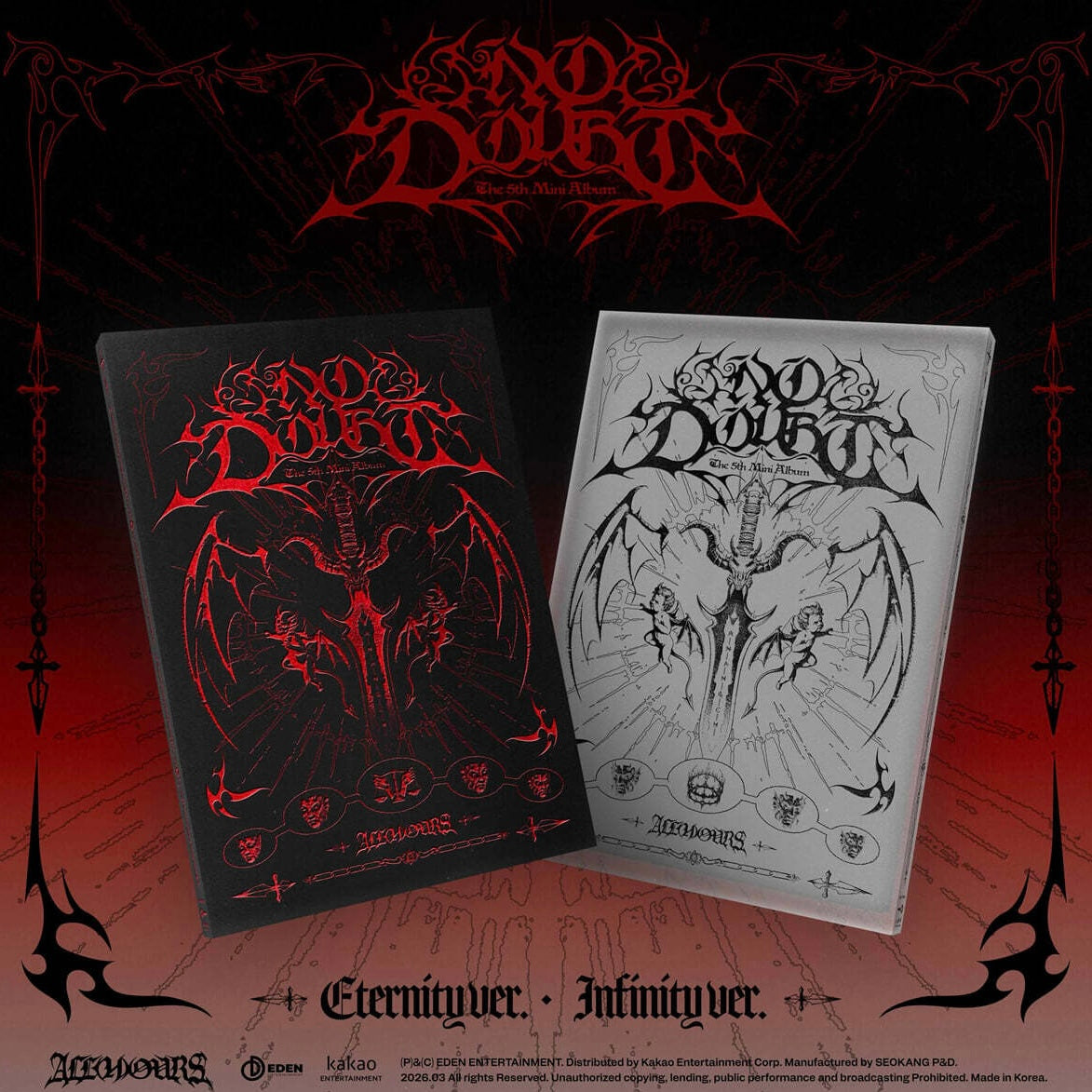 (PRE-ORDER) ALL(H)OURS - FIFTH MINI ALBUM [NO DOUBT] (2 VERSIONS) RANDOM - LightUpK