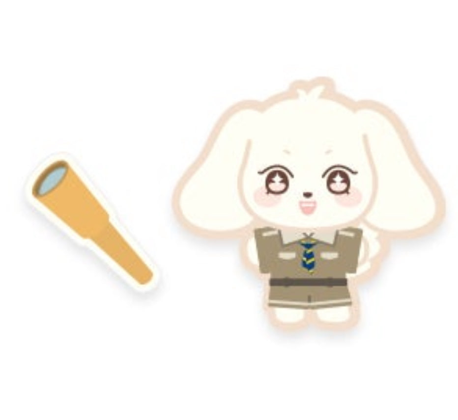 (PRE-ORDER) ATEEZ X ANITEEZ [ANITEEZ IN TREASURE] MD - 02 STITCH WAPPEN SET (8 VERSIONS) - LightUpK