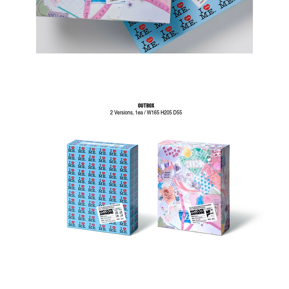 (PRE-ORDER) ILLIT - 1ST SINGLE ALBUM [NOT CUTE ANYMORE] (ILLIT X ASHLEY WILLIAMS POUCH VER.) (2 VERSIONS) - LightUpK