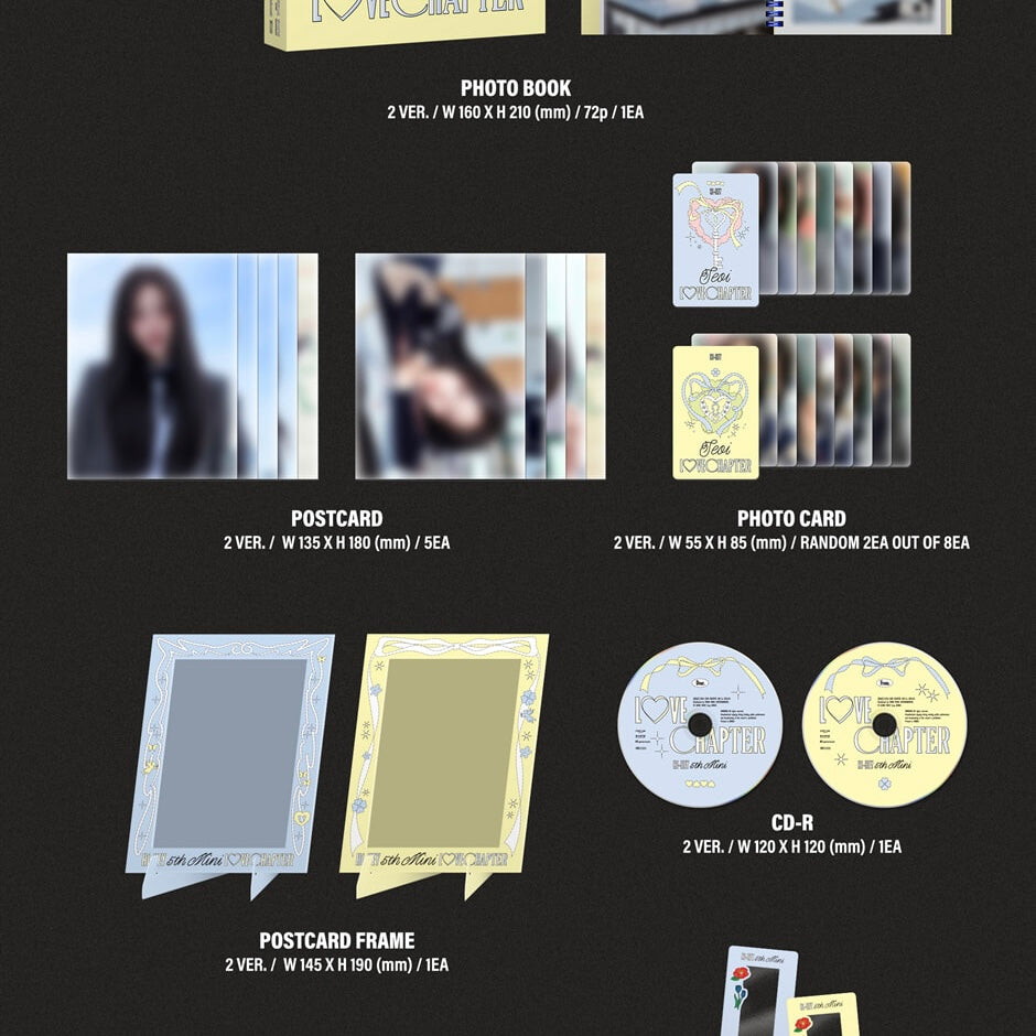 (PRE-ORDER) H1-KEY - 5TH MINI ALBUM [LOVECHAPTER] (2 VERSIONS) RANDOM - LightUpK