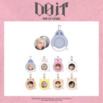 (PRE-ORDER) STRAY KIDS - "DO IT" POP-UP STORE MD - SOFT FACE BADGE & SKZOO COVER SET (8 VERSIONS)